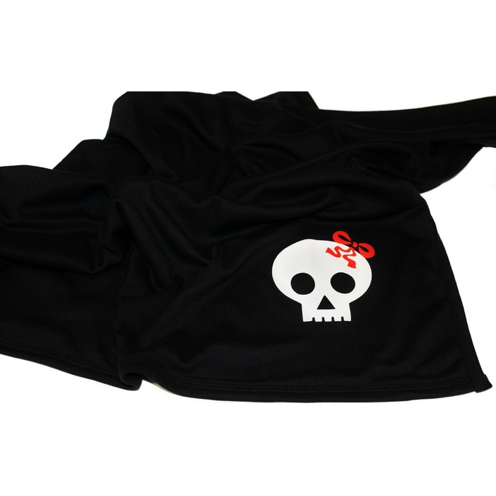 Baby Blanket for Girls - skull and bow
